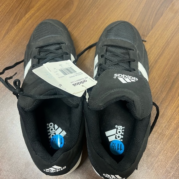 Amazon.com | adidas Men Adidas Excelsior 5 Low-Cut Baseball Cleats Black/White- 11 1/2M